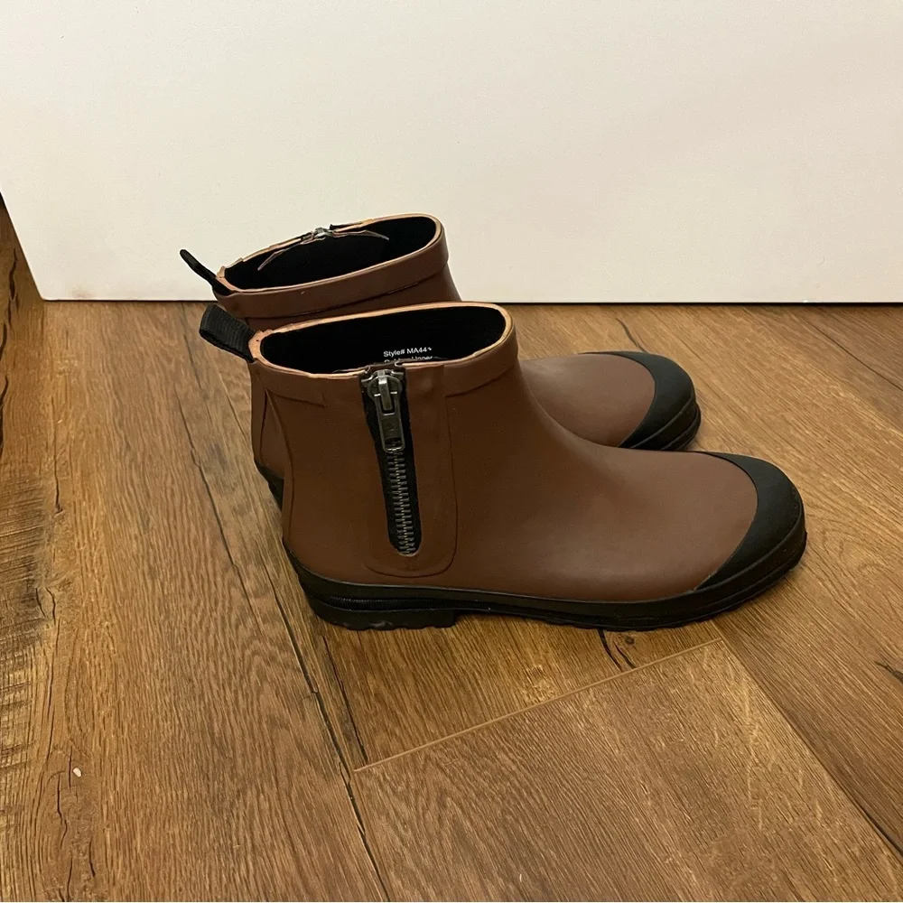 Madewell Brown and Black Winter Boots - Picture 7 of 10